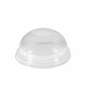 Tapas Cúpula Ø 7,8cm con Agujero para vaso PET (100 Uds)