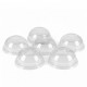 Tapas Cúpula Ø 7,8cm con Agujero para vaso PET (100 Uds)