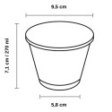 Vasos de Plástico PET 270ml Ø 9,5 cm (50 Uds)