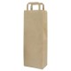 Bolsas de Papel Kraft con Asas para Botellas 18+9x37cm 80gr (100 Uds)