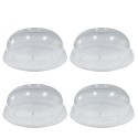 Tapas Cúpula Ø 9,5cm Cerrada para vaso PET (50 Uds)