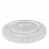 Tapas Planas Ø 9,5cm con Cruz para vaso PET (50 Uds)
