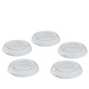 Tapas Planas Ø 9,5cm Cerrada para vaso PET (50 Uds)