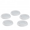 Tapas Planas Ø 9,5cm Cerrada para vaso PET (50 Uds)