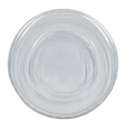 Tapas Planas Ø 9,5cm Cerrada para vaso PET (800 Uds)