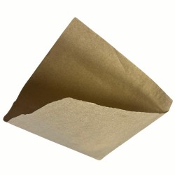 Bolsas de Papel Antigrasa Kraft Abiertas 2 Lados 15x15cm (750 Uds)