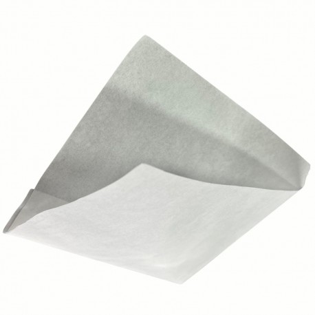 Bolsas Papel Antigrasa Blancas Abiertas 2 Lados 15x15cm (750 Uds)
