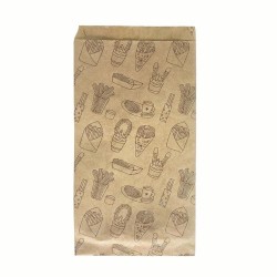 Bolsas Antigrasa para Churros 14+7x28cm (1.000 Uds)