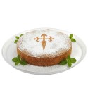 Bandeja Redonda de Plástico PS Lux Transparente Reutilizable 34cm (1 Uds)