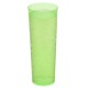 Vasos de Plástico PP Tubo "Irrompibles" Verde Flúor 300ml (6 Uds)