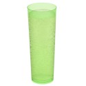 Vasos de Plástico PP Tubo "Irrompibles" Verde Flúor 300ml (6 Uds)