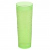 Vasos de Plástico PP Tubo "Irrompibles" Verde Flúor 300ml (6 Uds)