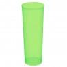 Vasos de Plástico PP Tubo "Irrompibles" Verde Flúor 300ml (360 Uds)