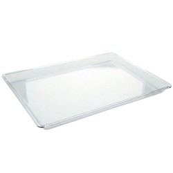 Bandeja de Plástico PS Lux Transparente Reutilizable 37x27cm (1 Ud)