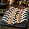 Cucharas Biodegradables Degustación Arco 12x4,2cm (1.000 Uds)