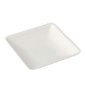 Mini Platos Biodegradables Degustación Cuadrados 6,5x6,5cm (1.000 Uds)