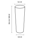 Vasos de Plástico PP Tubo "Irrompibles" 330ml (10 Uds)