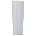 Vasos de Plástico Duro PP Tubo Reutilizables 330ml (10 Uds)