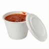 Salseras con Tapa Biodegradables Caña Azúcar 120ml (500 Uds)