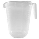 Jarra de Plástico Medidora 1 Litro (1 Ud)