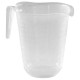 Jarra de Plástico Medidora 1 Litro (1 Ud)