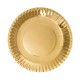 Platos de Cartón Dorados 18cm (12 Uds)