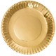 Platos de Cartón Dorados 23cm (10 Uds)