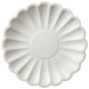 Platos de Cartón Elegantes Blanco Nacar 23cm (6 Uds)
