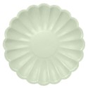 Platos de Cartón Elegantes Verde Pastel 23cm (6 Uds)