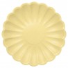 Platos de Cartón Elegantes Amarillo Pastel 23cm (6 Uds)