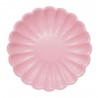 Platos de Cartón Elegantes Rosa Pastel 18cm (8 Uds)