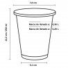 Vasos de Plástico PET 350ml Ø 7,8 cm (1.250 Uds)
