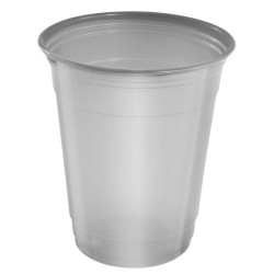 Vasos de Plástico PP Plateados 360ml (480 Uds)
