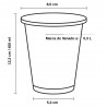 Vasos de Plástico PP Transparentes 400ml (1.000 Uds)
