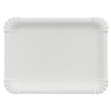Bandejas de Cartón Blancas Rectangular 18 x 24 cm (50 Uds)