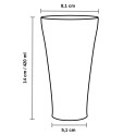 Vasos de Plástico PP Cocktail Premium "Irrompibles" 420ml (200 Uds)