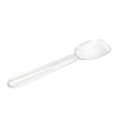 Cucharitas para Helado Plástico PS Transparentes 8,3cm (3.000 Uds)