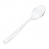 Cucharitas Lux de Plástico Transparentes 12,5cm (1.000 Uds)