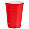 Vasos Fiesta Bicolor de Plástico PP Fiesta 450ml Rojo (10 Uds)