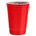 Vasos Fiesta Bicolor de Plástico PP Fiesta 450ml Rojo (10 Uds)