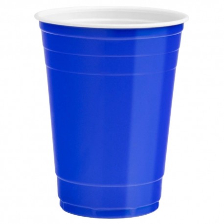 Vasos Fiesta Bicolor de Plástico PP Fiesta 450ml Azul (480 Uds)