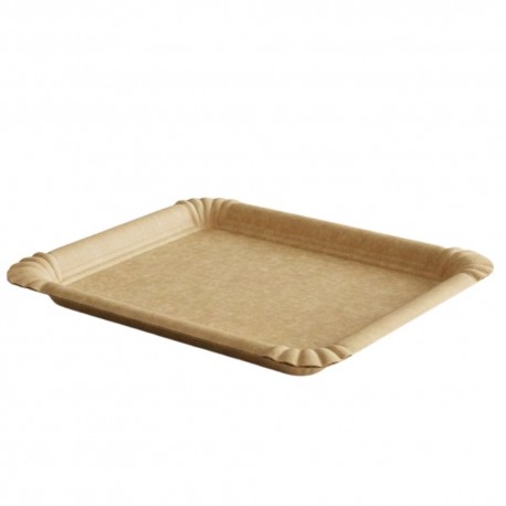 Bandejas de Cartón Kraft Rectangular 18x24cm (50 Uds)