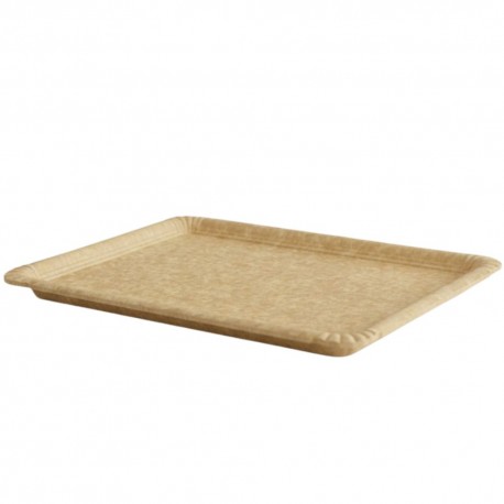 Bandejas de Cartón Kraft Rectangular 25x34cm (50 Uds)