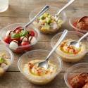 Mini Cucharitas de Plástico Metalizadas Suprem 10cm (50 Uds)