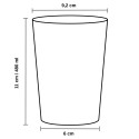 Vasos de Plástico PP Sidra "Irrompibles" 480ml (20 Uds)