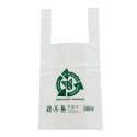 Bolsas de Plástico Asas Camiseta 30x40cm Recicladas y Reutilizables (100 Uds)