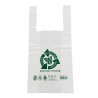 Bolsas de Plástico Asas Camiseta 30x40cm Recicladas y Reutilizables (100 Uds)