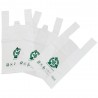 Bolsas de Plástico Asas Camiseta 42x53cm Recicladas y Reutilizables (50 Uds)