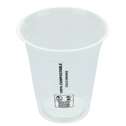 Vasos Biodegradables PLA 220ml Transparentes (50 Uds)