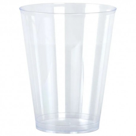 Vasos de Plástico PS Sidra Transparente 500ml (25 Uds)